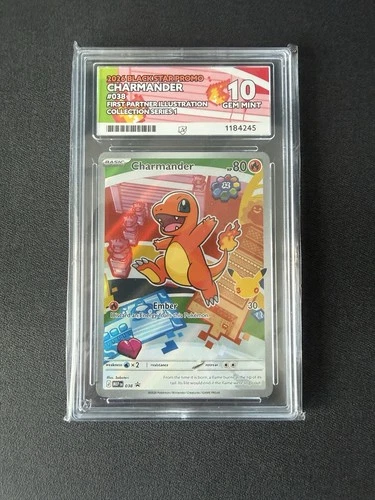 Charmander 038 | First Partners Gen 1 | ACE GEM MINT 10 | Perfect Subgrades