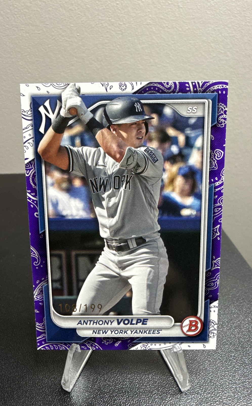 Anthony Volpe #76 Baseball Cards 2024 Bowman trading card — raw and PSA graded price guide