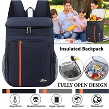 Insulated Waterproof Cooling Backpack Camping Picnic Rucksack Ice Cooler Bag 18L