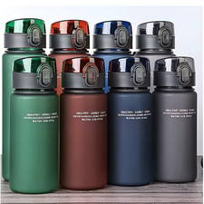 BPA Frei Auslaufsicher Sport Trinkflasche Wandern Laufen Radfahren 400ml , 560ml