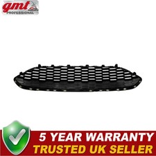 Front Bumper Centre Grille For Ford Fiesta Zetec-S MK7 13-17 UK Honeycomb NEW