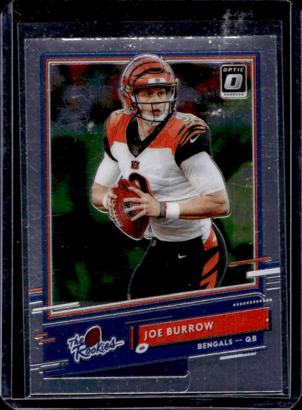 2020 Donruss Optic Joe Burrow The Rookies Rookie RC #TR-JB Bengals