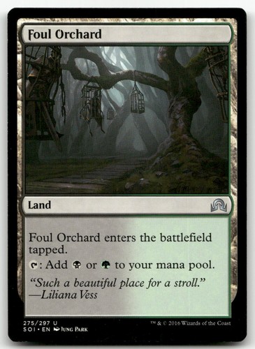 Foul Orchard 275/297 Shadows over Innistrad MTG Uncommon Land