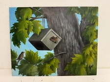 “Time to Fly” Oil Painting by Midwest Regional Artist Virginia Terpening