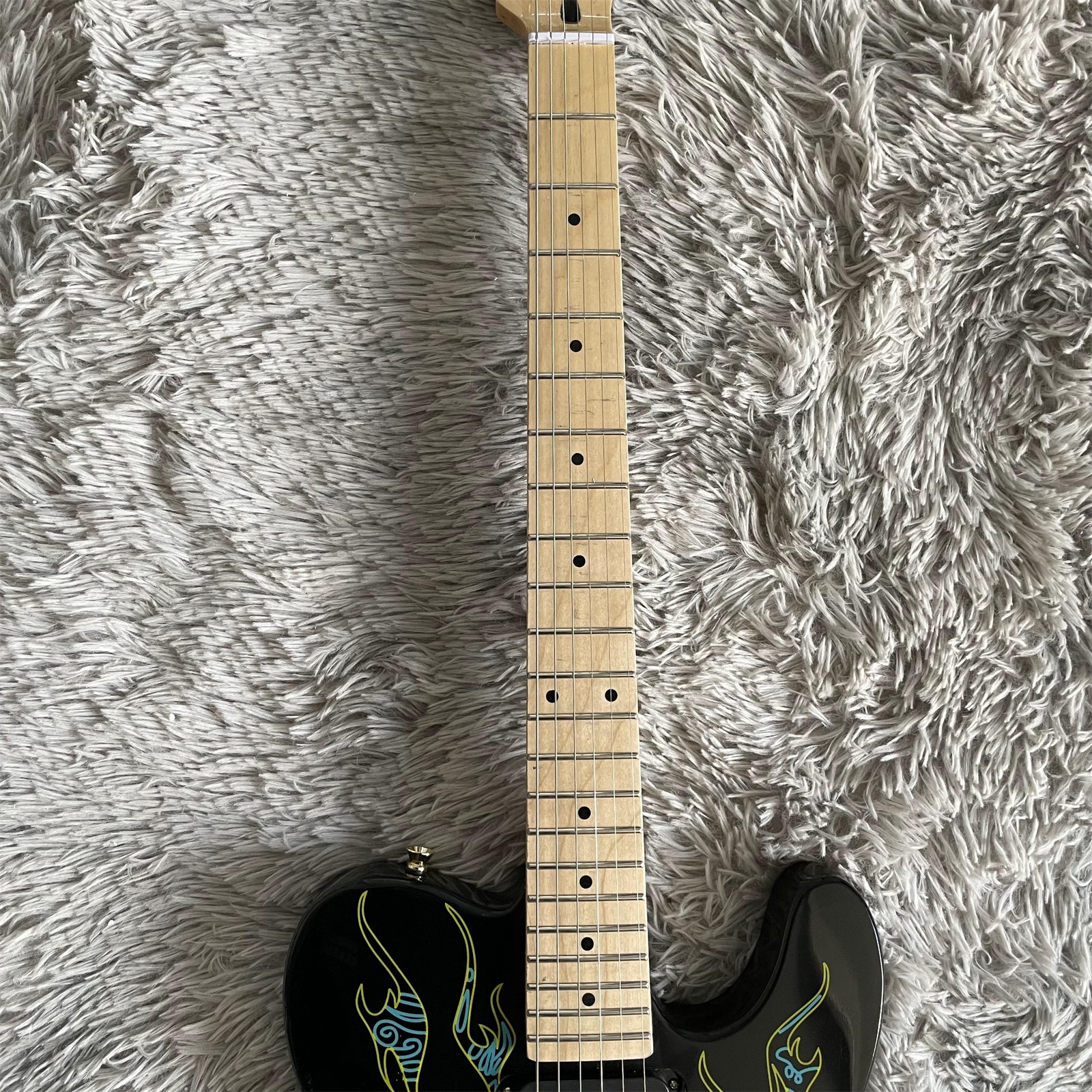 Electric Guitar Blue Solid Body  Basswood Body SSS Maple Fretboard & Neck