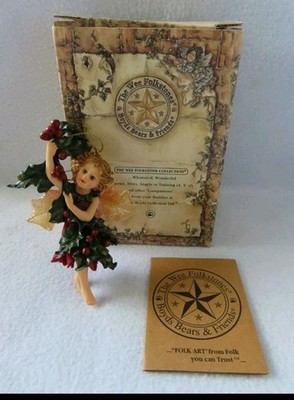Holly Faerieberry Holiday Gathering Boyds Faeries Ornament 25810 1E/21 