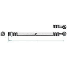 2X NK BREMSSCHLÄUCHE HINTEN LINKS RECHTS PASSEND FÜR HYUNDAI I30 LINKS+RECHTS