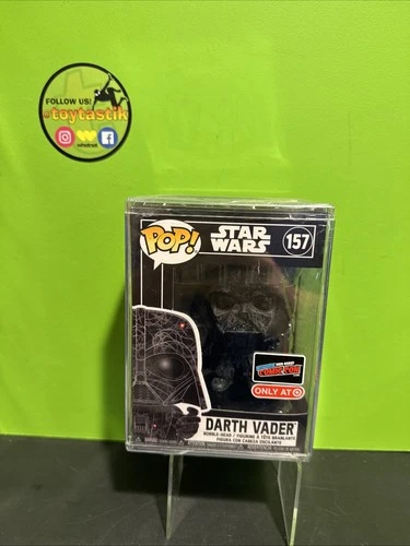 Funko Pop Vinyl Star Wars Darth Vader Artist Series NYCC Exclusive Sticker
