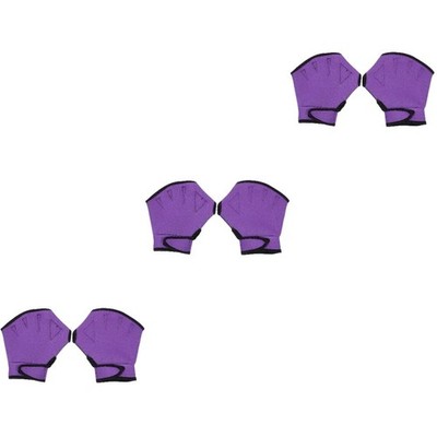  3 Pairs Schwimmbedarf Finger Paddles Schwimmen Schwimmausrüstung