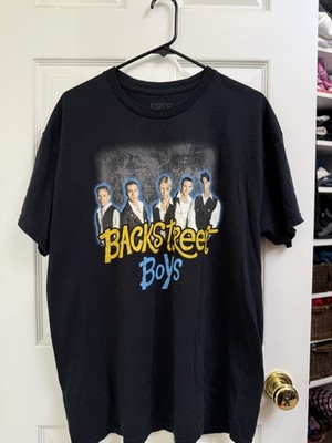 BSB Backstreet Boys T-Shirt Y2K  Graphic Print Band Tee Black 2XL Unisex 