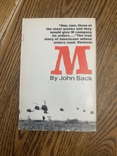 Military History Vietnam War Journalist M Company John Sack 1st Printing DJ 1967