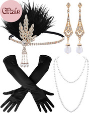 1920S Accessories for Women, 4 Pcs Roaring 20S Flapper Accessories Vintage 20S S