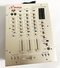 Vestax PCV-275 Professional DJ Mixer 3-Channel Isolator Analog Tested Working