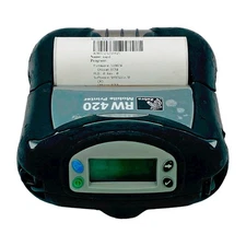 TESTED Zebra RW420 Mobile Thermal Printer USB Card Reader NO Battery NO Charger