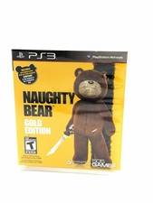 Naughty Bear Gold Edition PS3 PlayStation 3 CIB Complete w/ Manual Tested