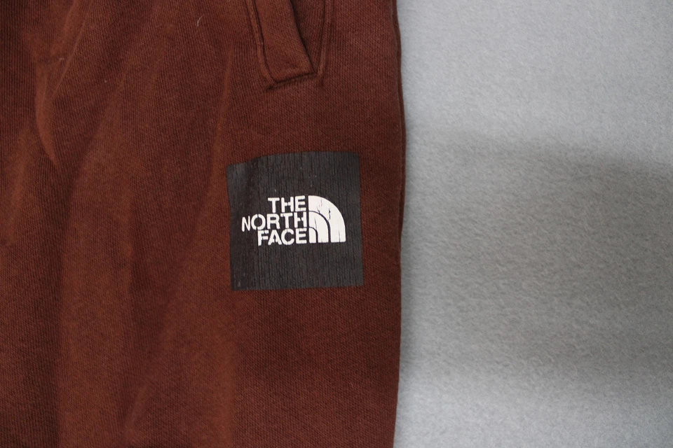 North Face Sweatpants Womens Medium Brown Fleece Joggers Lounge Activewear Cozy - Image 2 of 4
