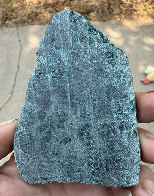 Rough blue appetite Slab Chunk Mineral Rock Specimen 0.16 lb