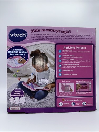 VTech - KidiSecrets Magic Glow - Elektronisches Tagebuch für Kinder französisch - Bild 2 von 2