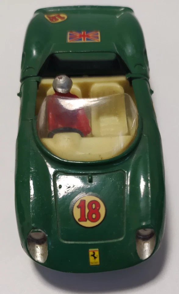 MERCURY VINTAGE USATO 1:43 AUTO DIE CAST FERRARI SILVERSTONE #18 VERDE ART 59 - Immagine 2 di 4