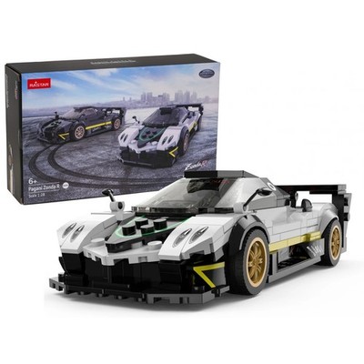 RASTAR PAGANI ZONDA R WHITE SET OF 387pcs 1:28 BUILDING BLOCKS BRICK NEW 93900