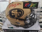 Nick Bosa Signed RAVE Mini Helmet W/COA San Francisco 49ers
