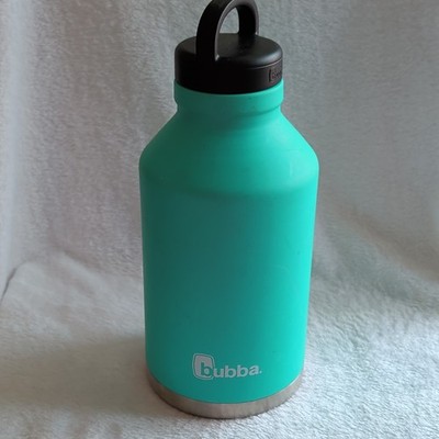 Bubba 64oz Growler Wide Mouth Insulated Water Bottle, Teal/Black Twist Lid