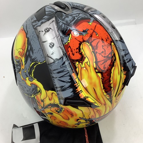 Icon Mainframe Subhuman Full Face Motorcycle Helmet W/ Tinted Visor - Size XXL - Picture 6 of 18