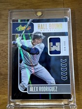 2020 Absolute Alex Rodriguez Hall Bound Materials Patch 1/1 Yankees Game Used
