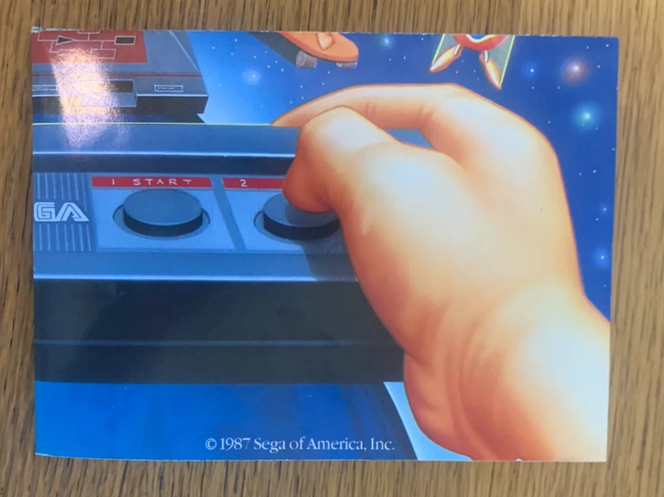 1987 SEGA Promo Poster Take Hold of the Adventure Master System Insert SMS - Image 4 of 4