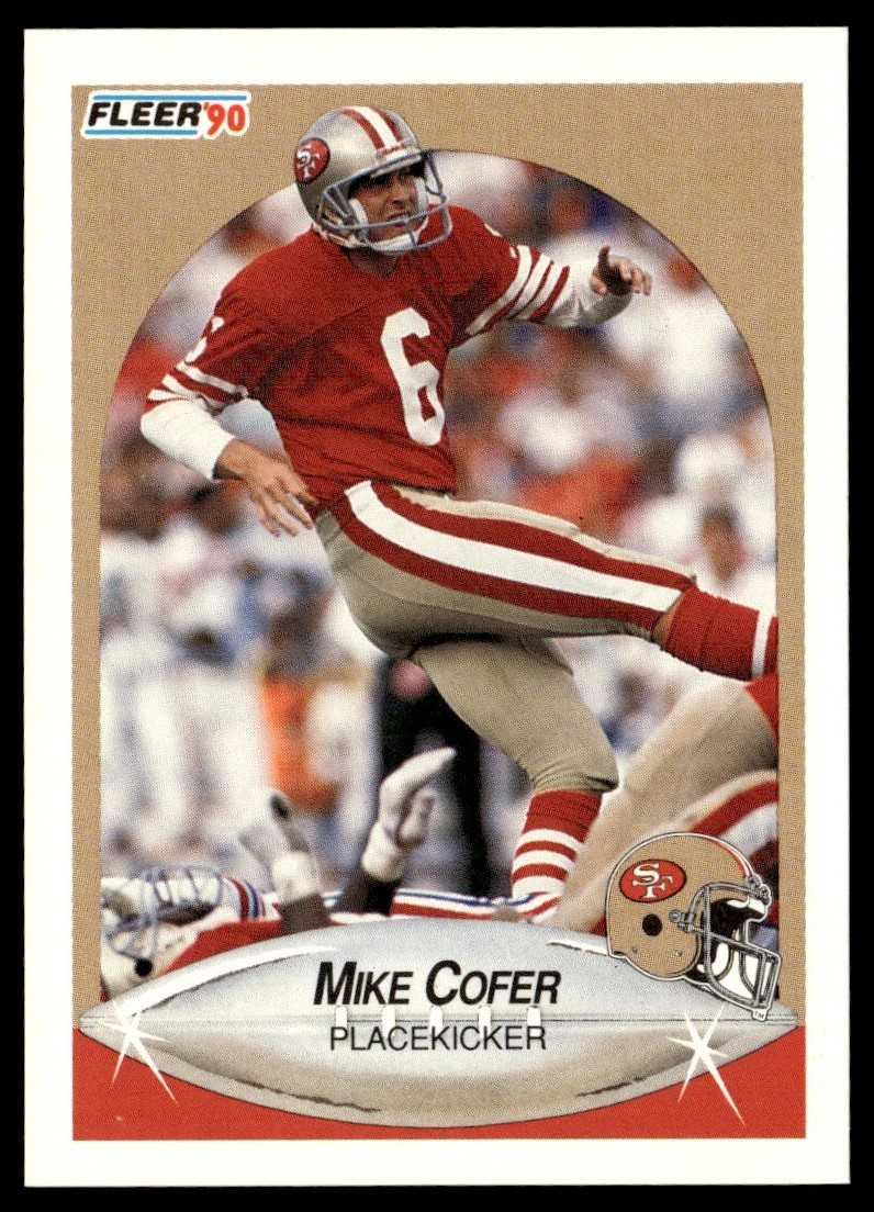 1990 Fleer Mike Cofer San Francisco 49ers #4