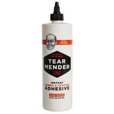 TEAR MENDER TG-16 Instant Fabric and Leather Adhesive Squeeze Bottle 16 Oz. 