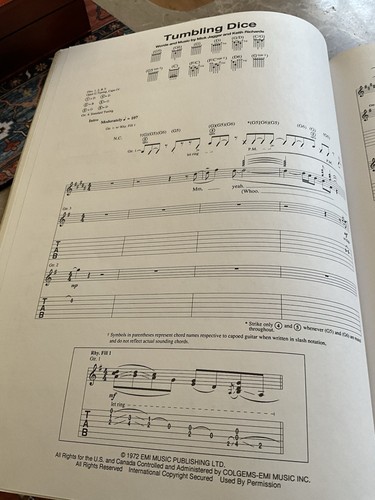 Rolling Stones Sheet Music Books EXILE ON MAIN STREET, ROCK & ROLL CIRCUS - Picture 5 of 17