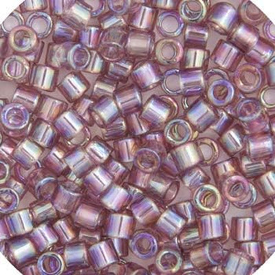 Delica 11/0 Lilac AB 5.2Gms Vial of Japanese Glass Beads