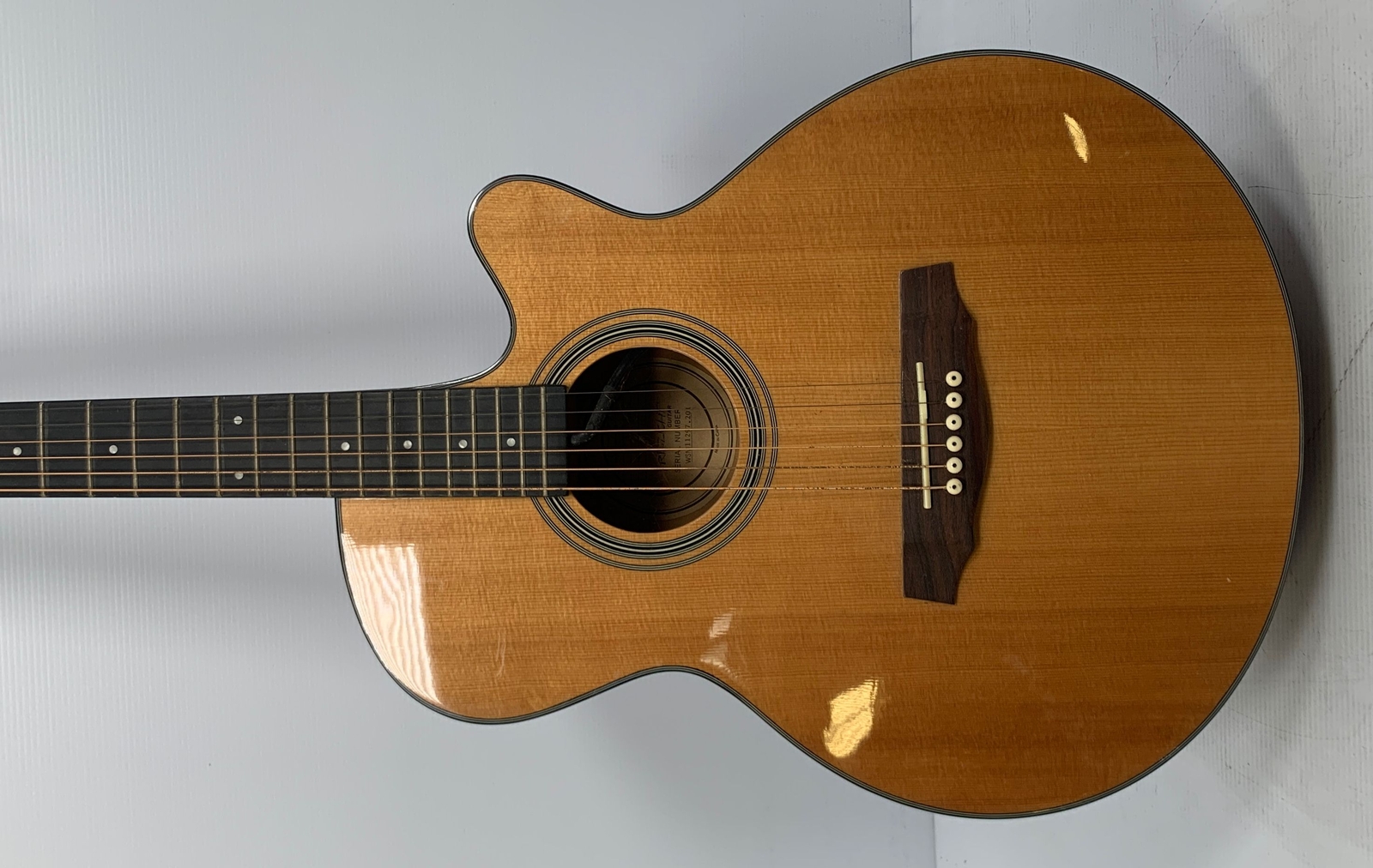 Fretlight AcousticElectric Guitar 6 String Musical Instrument Brown