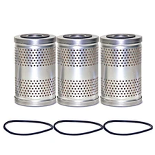 Wix Set of 3 Engine Motor Oil Filters For Chevrolet GMC Iso Studebaker StdAsp