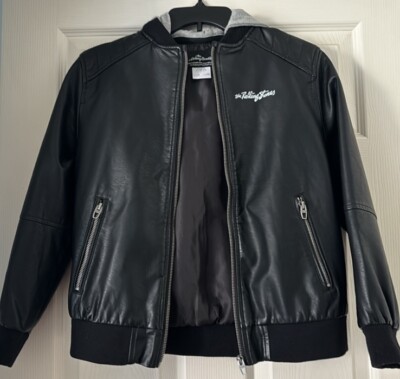 Zara Boy Rolling Stone Faux Leather Jacket | eBay