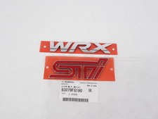 Genuine Oem Subaru 93079fg190 Wrx Sti Rear Emblem Set 2011-2013 Impreza