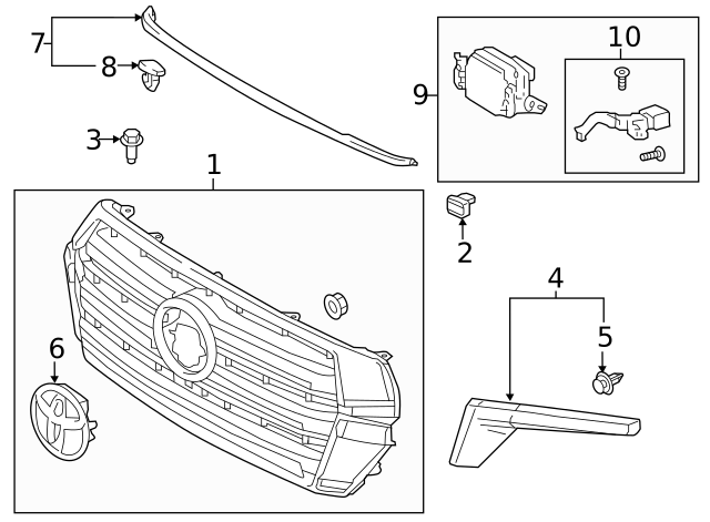 fuhuRun ページ Toyota Genuine 53182-60040 Cover Headlamp LH OEM 5318260040