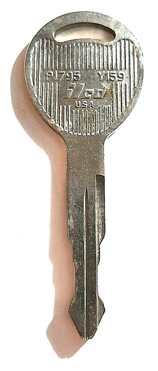 ILCO P1795 Y159 Key add it to your keyring for a touch of vintage
