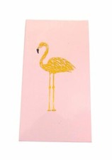 The Joy of Light Designer Matches Pink Flamingo Gold Foiled and Embossed Matt...