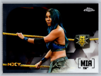 Mia Yim 2020 Topps Chrome WWE Base Set Card #88 | eBay
