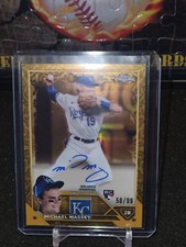 2023 Topps Gilded Michael Massey RC Auto /99 Royals 