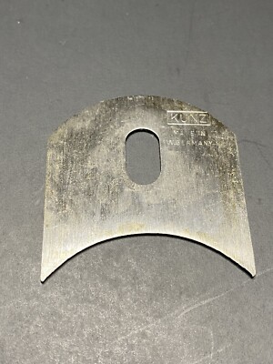 NOS Vintage W Germany Kunz German Iron Plane Blade 1 5/8'' x 2 1/4  Wide (AB)
