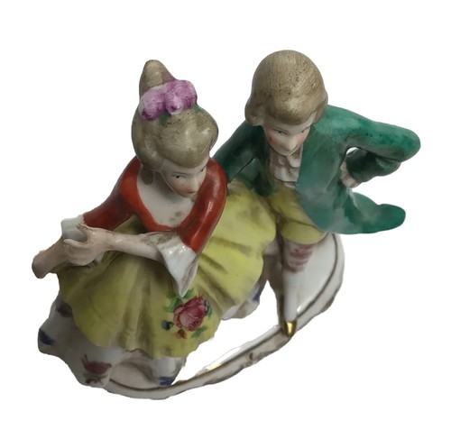1919-1944 Limbach Porcelain Figurine - Dancing Couple 5" height- Excellent! - Picture 5 of 14