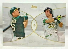 Matt Chapman / Jose Canseco 2021 Topps On Demand Dynamic Duals #12 A's - SP/1200