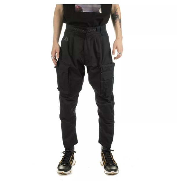 Nike ACG Woven Cargo Pants Black Cd7646 011 Mens Size XS for sale