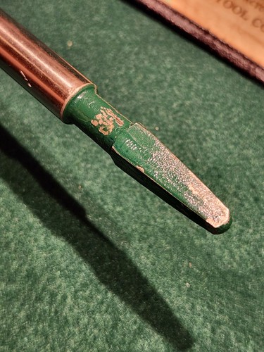 Extensión de broca vintage NOS GREENLEE Nº900 18 pulgadas en bolsa de cuero - Imagen 5 de 9