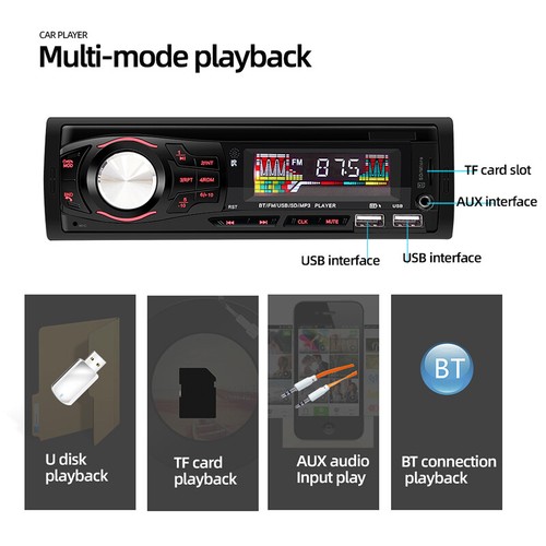 Multimedia Car Stereo Single Din 