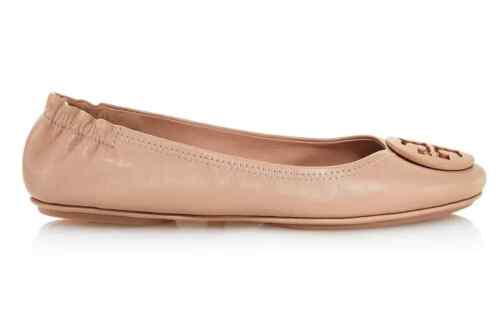 Tory Burch Ladies Leather Minnie Travel Ballet Flats - Picture 1 of 3