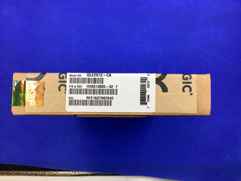 ORIGINAL QLE2672-CK QLOGIC QLE2672 SANBLADE 16GB FC DUAL PORT PCIE HBA ...
